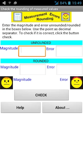 Check Rounding Measurement