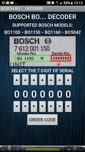 Radio Code DeBoschCoder