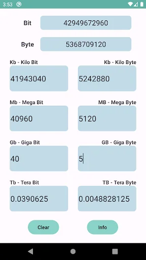 Data Unit Converter screenshot 1
