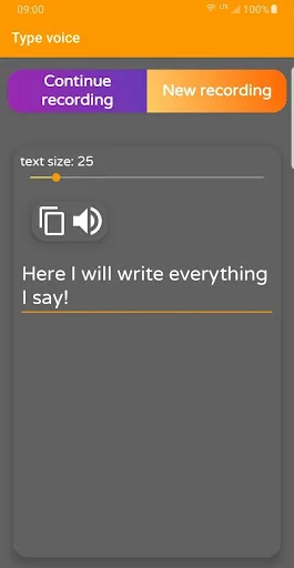 Voice typing- Speech to text