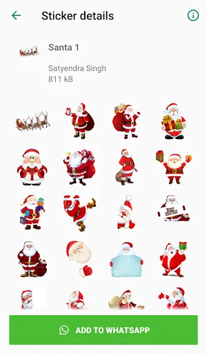 Christmas Sticker for Whatsapp