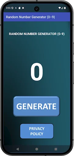 Random Number Generator (0-9)
