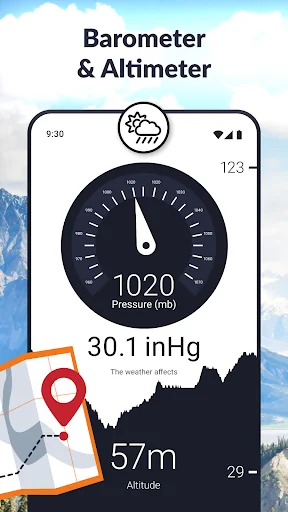 Barometer and Altimeter App screenshot 1