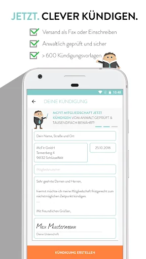 Kündigung - Verträge kündigen