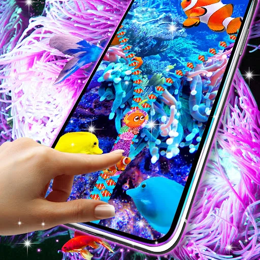 Aquarium lock screen screenshot 3