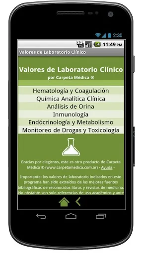 Valores de Laboratorio Clínico