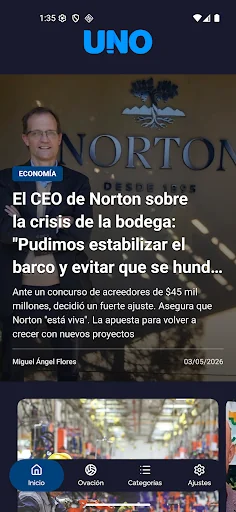Diario Uno screenshot 2