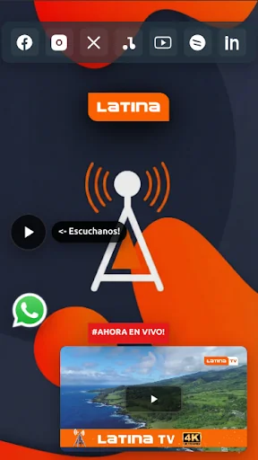Radio Latina FM 101.1 screenshot 1