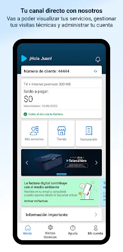 Telecentro Sucursal Virtual screenshot 1