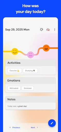 Mood Tracker by Pixels screenshot 1