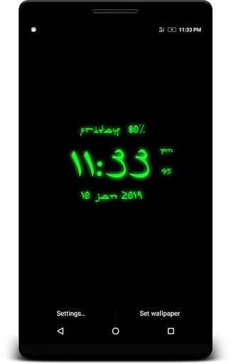Arabic Digital Clock Live Wp screenshot 1