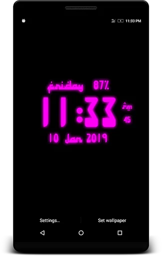 Arabic Digital Clock Live Wp screenshot 4