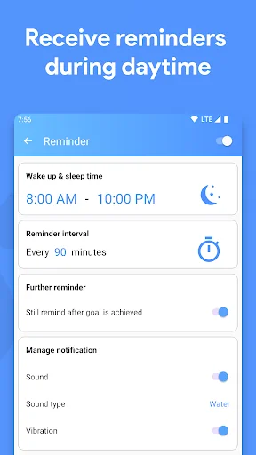 Drink Water Reminder & Tracker screenshot 2