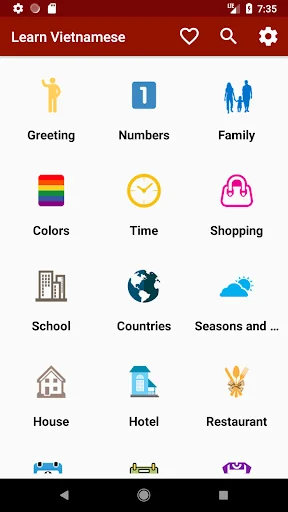 Learn Vietnamese Offline ForGo screenshot 1