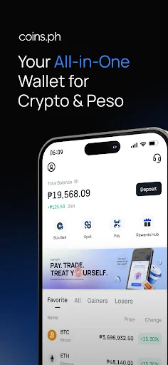 Coins: Buy Crypto & Pay Wallet screenshot 1