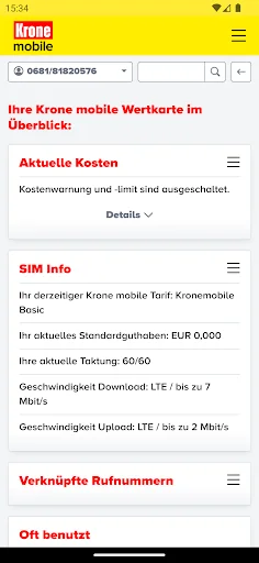 Krone mobile Tarif