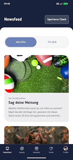 aha info | card | plus