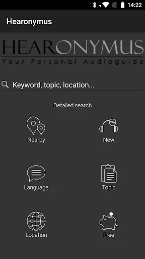 Hearonymus - your audio guide