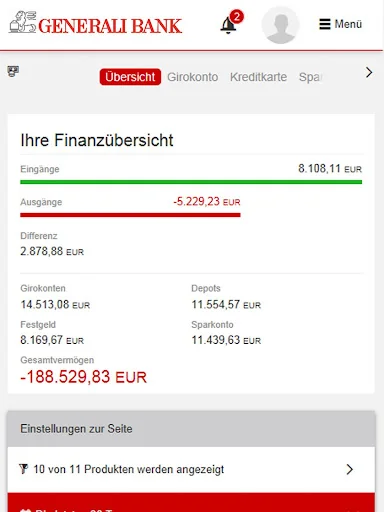 Generali Bank MobileBanking
