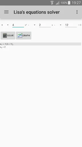 Lisa's equation solver