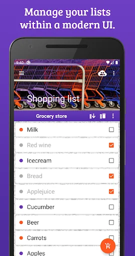 Shopping list (shareable) screenshot 1