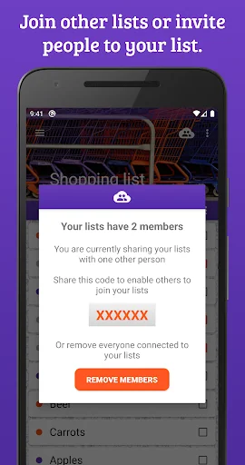 Shopping list (shareable) screenshot 2