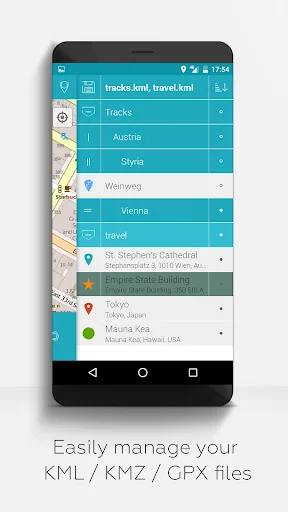 MAPinr - KML/KMZ/OFFLINE/GIS screenshot 2