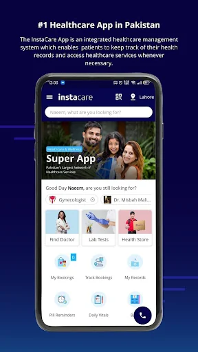 InstaCare: Super Health App