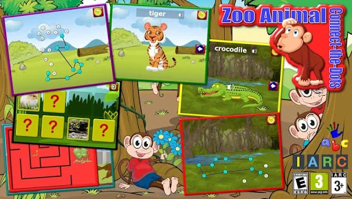 ABC Zoo Animal Connect Dots screenshot 1