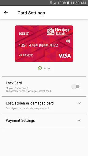 Heritage Mobile Banking screenshot 4