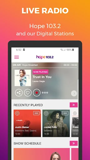Hope 103.2  -  Christian Radio screenshot 1
