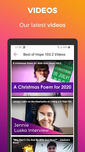 Hope 103.2  -  Christian Radio screenshot 2