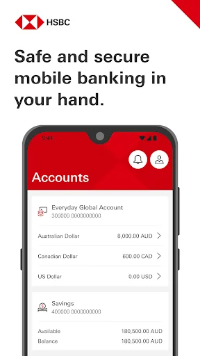 HSBC Australia screenshot 1