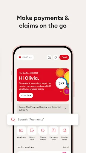 My Medibank screenshot 3