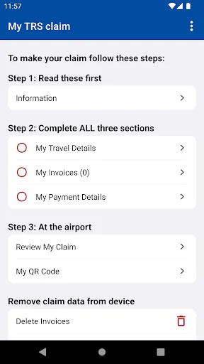 Tourist Refund Scheme screenshot 2