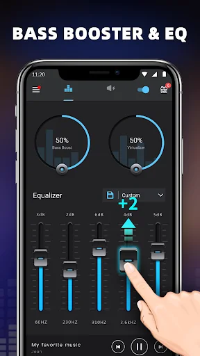 Bass Booster & Equalizer screenshot 1