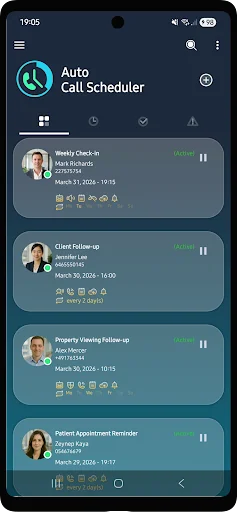 Auto Call Scheduler & Reminder