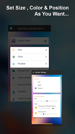 Control Center IOS 11 screenshot 3