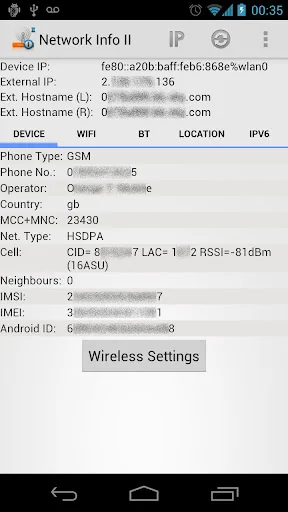 Network Info II