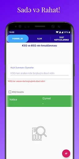 KSQ-BSQ Hesabla
