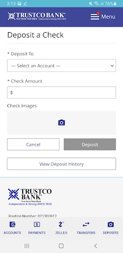 Trustco Bank screenshot 3