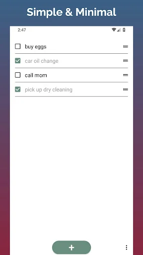 Checklist - Simple and Minimal screenshot 1