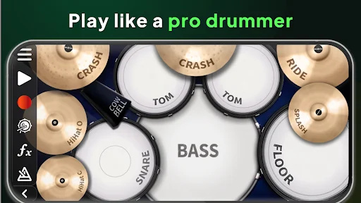 Drum Solo Studio: drums set