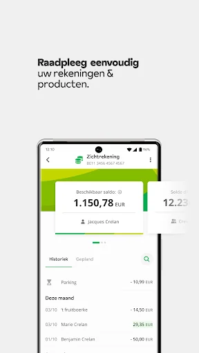 Crelan Mobile App screenshot 3