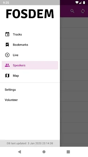 FOSDEM Companion screenshot 2