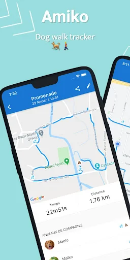 Amiko - Dog walk tracker screenshot 1