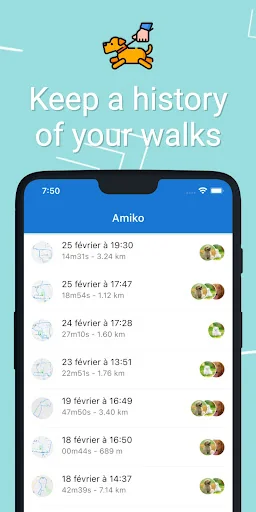 Amiko - Dog walk tracker screenshot 3