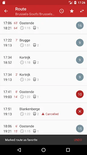 HyperRail - Belgian trains