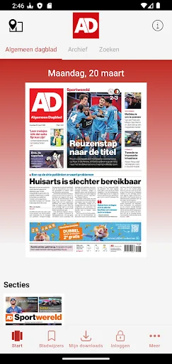 AD - Digitale krant screenshot 1