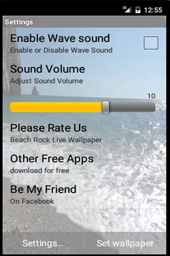 Beach Wave Live Wallpaper screenshot 3
